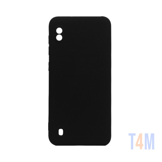 Capa de Silicone com Moldura de Câmera para Samsung Galaxy A10 Preto